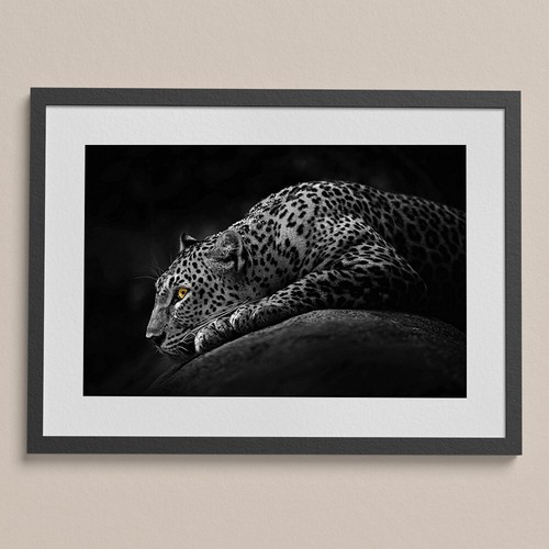 The leopard canvas painting - leopard,